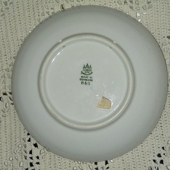 Vintage B&G Denmark Rebild Blue and White Collector's Plate - Picture 4 of 4